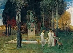 Nymphen am Brunnen by Eduard Veith