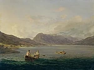 Österreichischer Alpensee by Anton Schiffer