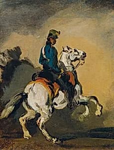Österreichischer Husar by Piotr von Michalowski