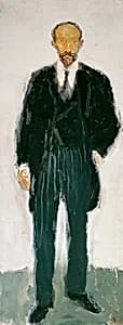 Professor Ernst Diez by Richard Gerstl