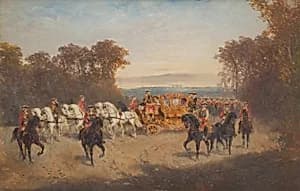 Prunkwagen bei Schönbrunn by Alexander von Bensa