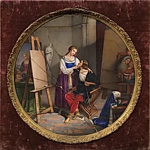 Raffael und die Fornarina by Pietro Bagatti-Valsecchi