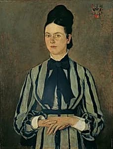 Rosine Fischler, Gräfin Treuberg by Wilhelm Leibl