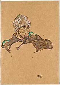 Russischer Kriegsgefangener by Egon Schiele