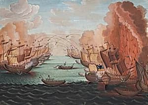 Seeschlacht by Unknown