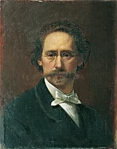 Selbstporträt by Josef Matthäus Aigner