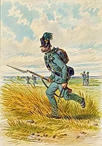 Soldat mit Bajonett by Franz Gerasch