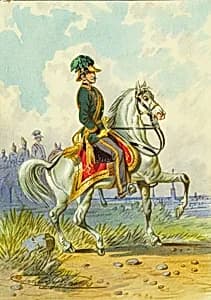 Soldat zu Pferd by Franz Gerasch