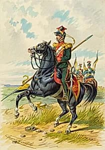 Soldat zu Pferd by Franz Gerasch