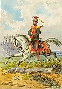 Soldat zu Pferd by Franz Gerasch