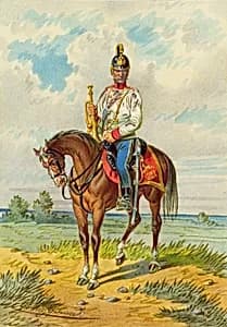Soldat zu Pferd by Franz Gerasch