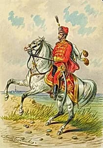 Soldat zu Pferd by Franz Gerasch