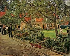 Spitalgarten in Edam by Max Liebermann