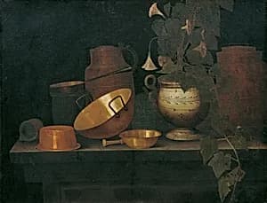 Stillleben mit Kupfergeschirr by Joannes de Cordua