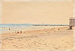 Strandurlaub by Franz von Matsch