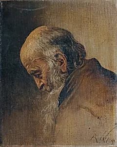 Studie eines Greises by Carl Rahl