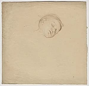 Studie eines Kinderkopfes by Franz von Matsch