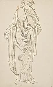 Studie zum Hl. Johannes by Franz Barwig der Ältere