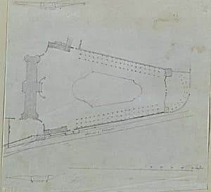 Studie zum Oberen Belvedere by Peter Krafft
