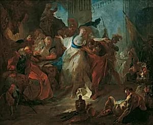 Susanna vor den Richtern by Franz Anton Maulbertsch
