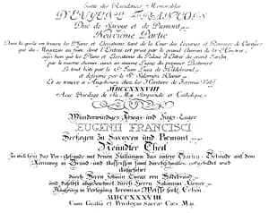 Titelblatt des neunten Teils by Salomon Kleiner