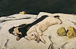 Tote Hasen by Albin Egger-Lienz