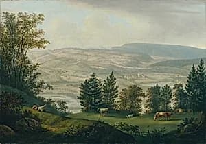 Umgebung der Ruine Habsburg by Johann Caspar Rahn