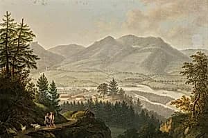 Umgebung der Ruine Habsburg by Johann Caspar Rahn
