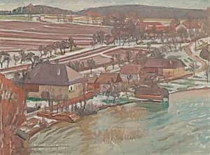 Unterbuchberg im Vorfrühling by Walther Gamerith