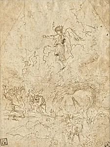 Verkündigung an die Hirten by Giovanni Benedetto Castiglione