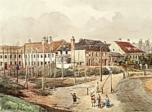 Vorstädtischer Bauplatz
