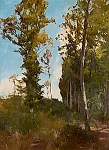 Waldlichtung bei Purkersdorf by Carl Schuch