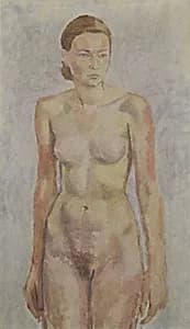 Weiblicher Akt, Halbfigur by Walther Gamerith