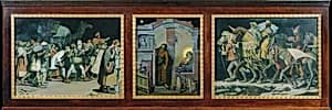 Weihnachtstriptychon by Anton Josef von Kenner
