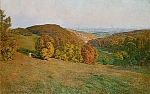 Wien vom Kobenzl aus by Maximilian Suppantschitsch