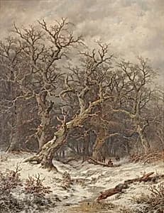 Winterlandschaft (Winterwald)