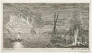 A Bonfire and Moonlight