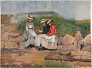 A Fisherman's Daughter by Winslow Homer (American, 1836–1910)