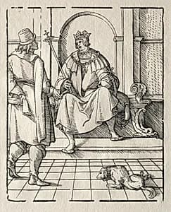 A king Enthroned 