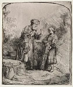 Abraham and Isaac by Rembrandt van Rijn (Dutch, 1606–1669)