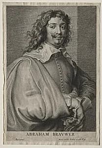 Adrian Brower by Schelte Adams Bolswert (Flemish, 1586–1659)