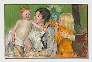 After the Bath by Mary Cassatt (American, 1844–1926)
