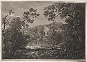 An Italian View by Joseph Rebell (Austrian, 1787–1828)