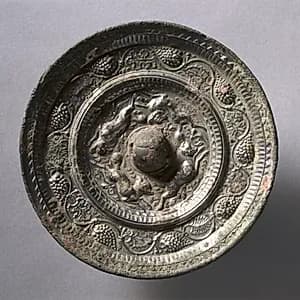 Animal-and-Grape Mirror by Unknown Artist