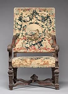Armchair (1 of 4) by Royal Savonnerie Manufactory, Chaillot Workshops (French, est. 1627)