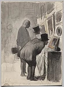 Art Lovers by Honoré Daumier (French, 1808–1879)