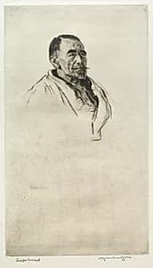 Arthur Joseph Conrad by Muirhead Bone (British, 1876–1953)