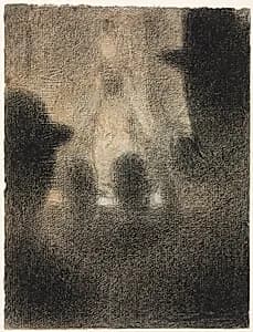 At the Concert Parisien by Georges Seurat (French, 1859–1891)