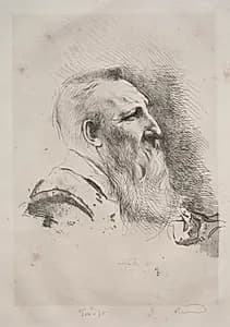 Auguste Rodin by Albert Besnard (French, 1849–1934)