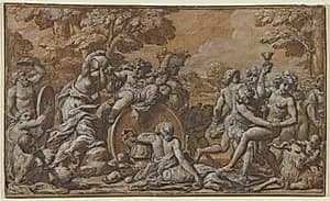 Bacchanal by Pietro da Cortona (Italian, 1596–1669)